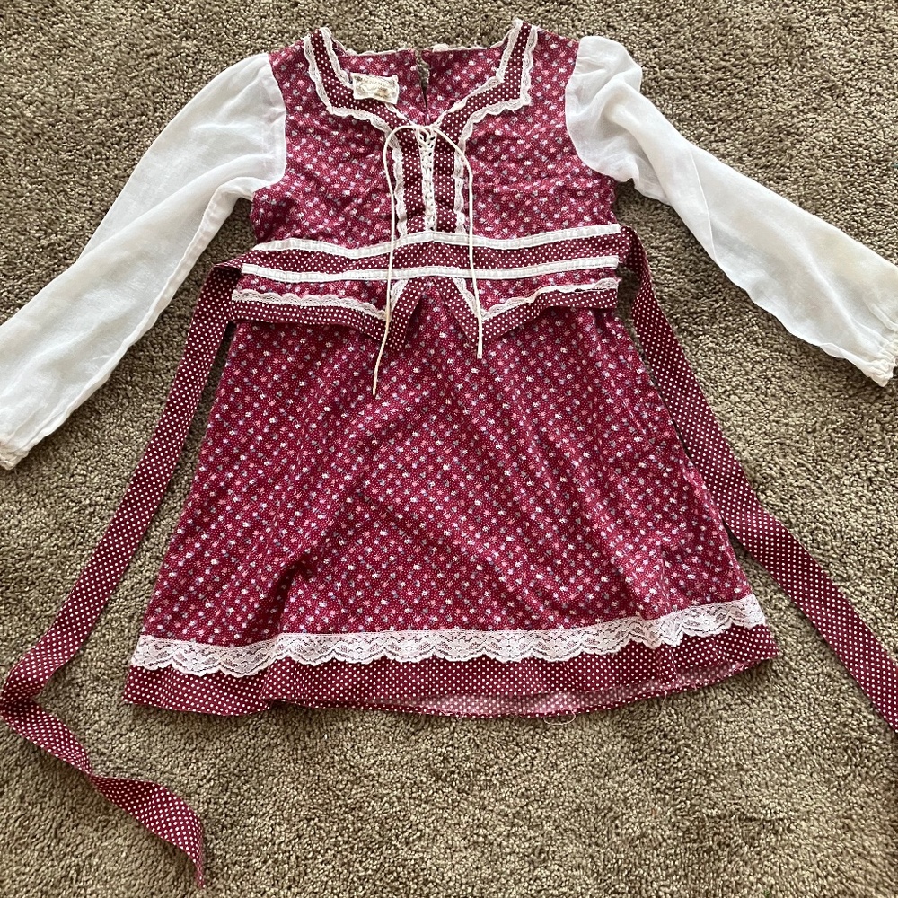 Gunne sax vintage girls dress